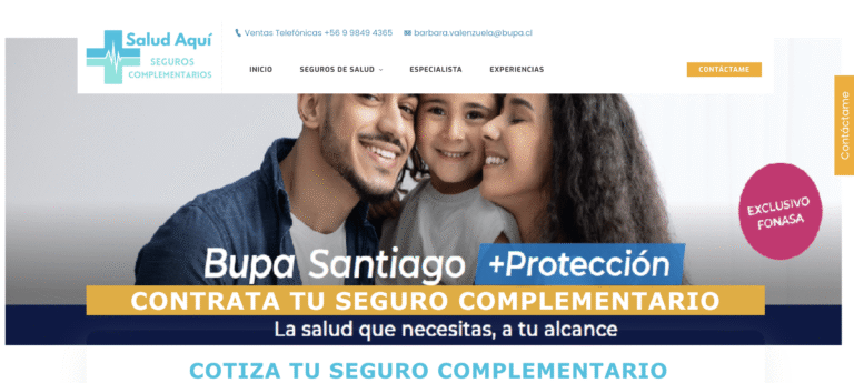 pagina web de seguro de salud para google